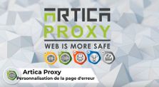 ARTICA Proxy v4 : Personnaliser la page de notification de filtrage by Artica Proxy V4